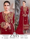 Zaha Aaeesha 10115 E To H Embroidery Georgette Pakistani Suits Wholesalers In Delhi

